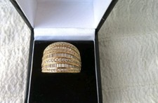 Heavy Silver Gilt QVC Sterling