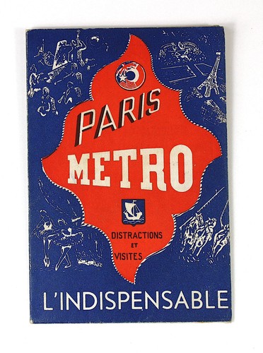 Vintage paris metro - paris,