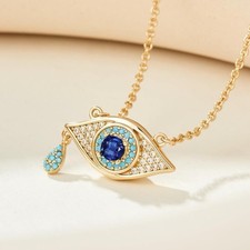 925 silver evil - evil, necklace
