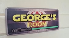 Star Wars Personalised Bedroom Door Sign  - Any Text/Name