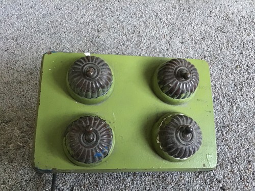 Antique brass and china - brass,