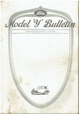 FORD MODEL Y SALOON 1932-37