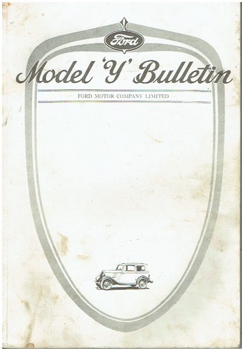 Ford model saloon - model,