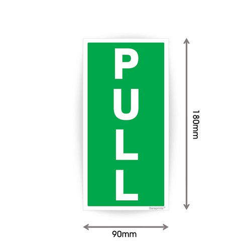 Push pull green - green, window