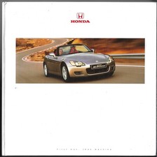 Honda S2000 Roadster 1999 UK Market Hardback Launch Sales Brochure