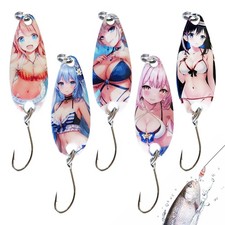 Beach girl fishing baits - girl,