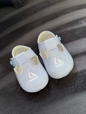 Boys First Size Spanish Baby Shoes Blue