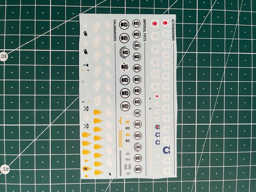 Space marine transfer - marine, decal
