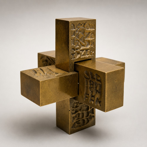 Vintage brutalist bronze laila - vintage,