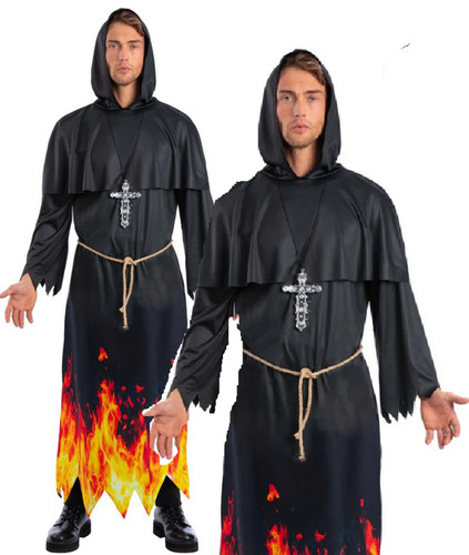 Burning priest costume vicar - burning,