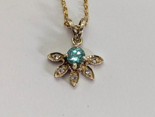 9ct yellow gold - yellow, necklace