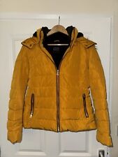 Zara Basic Coat Mustard Yellow