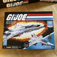 GI Joe Skystriker & Pilot Construction 100 Piece Set - New & Sealed