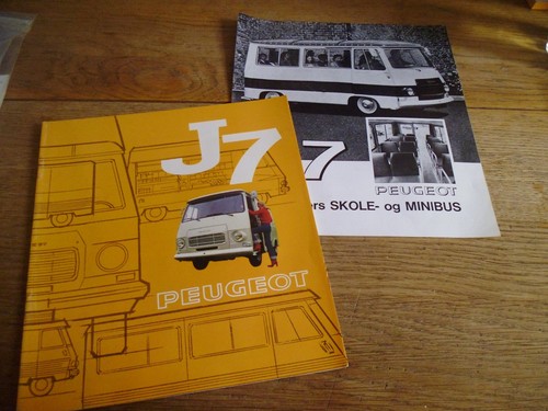 Peugeot van brochure - peugeot, j7