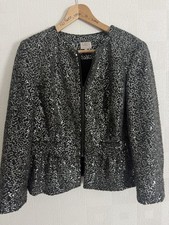 M&S Collection Women’s Sequin Sparkly Blazer Size 14 Sparkle Season Party