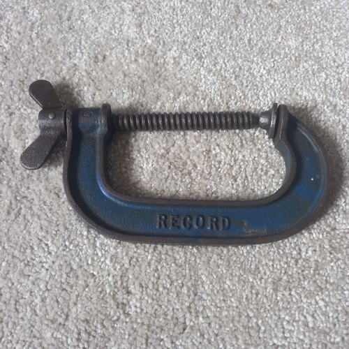 Vintage record g clamps - 4,