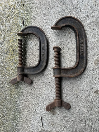 Vintage record clamp no - no,