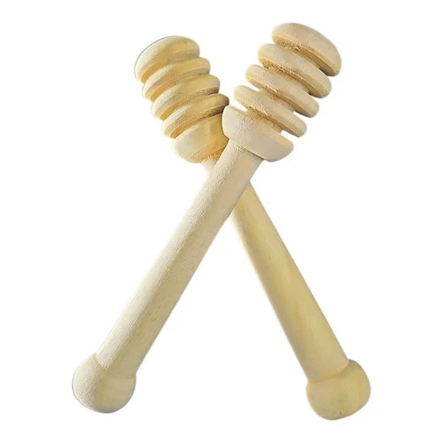 Wooden honey dipper - wooden,