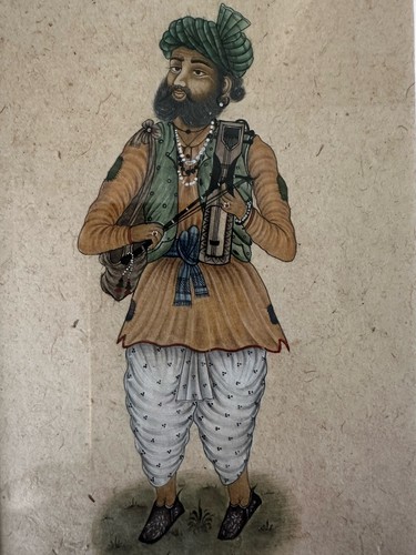 Miniature rajasthani mughal - rajasthani,