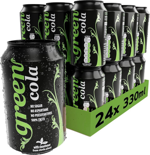 Green cola zero calorie sugar - zero,