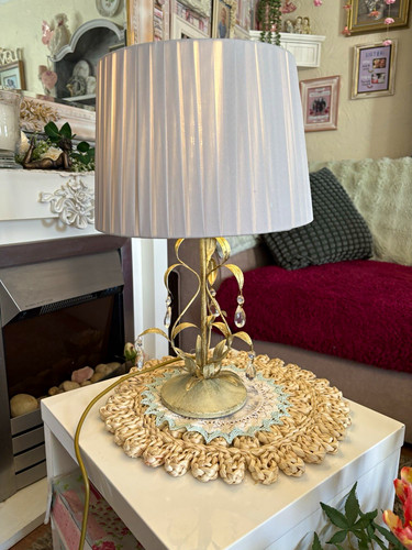 Gold laura ashley lamp - gold,