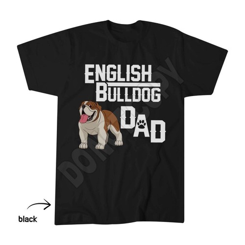 English bulldog dad gift - dad,