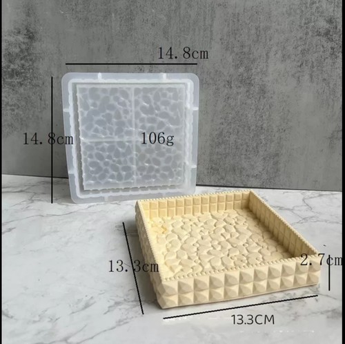 Large square crystal diamond