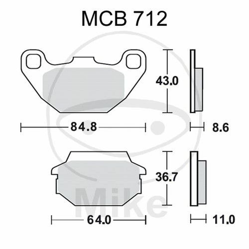 Brake pads sinter trw - pads,