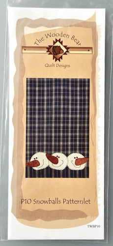 The wooden bear snowballs - wooden,