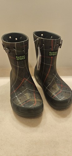 Barbour crocs green tartan - crocs,