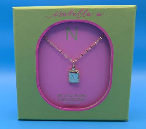 Isabella initial 18k gold - isabella,