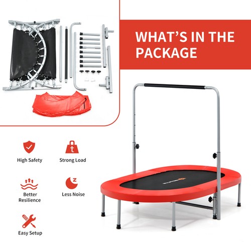 Double trampoline foldable - double,