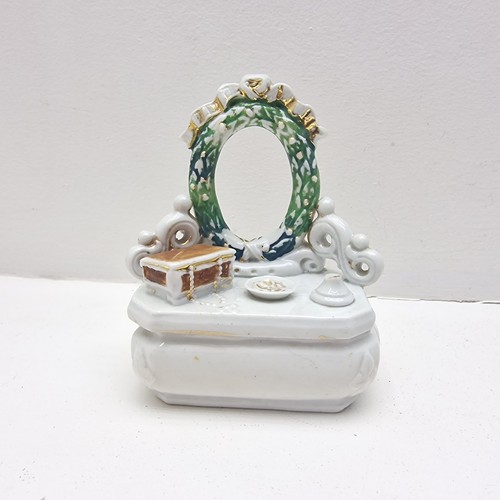 Vintage porcelain trinket box - vintage,