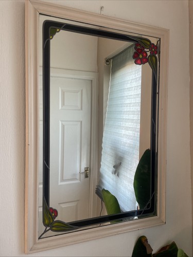 Vintage art deco - style, stained
