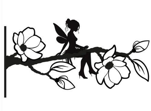 Fairy metal tree black - fairy,