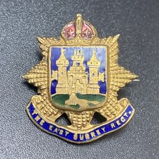 Original WW1/WW2 The East Surrey Regiment Sweetheart Badge