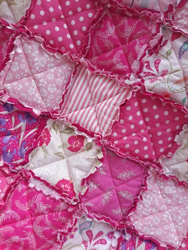 Beautiful hot pink hand - , made