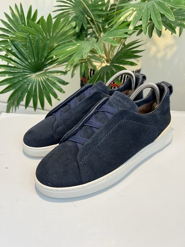 Ermenegildo zegna blue suede - zegna,