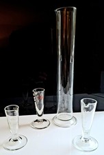 Antique Apothecary Glasses X4