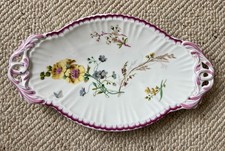 Two's Company Floral Dish Dresser Trinket Tray Platter Wall Plate