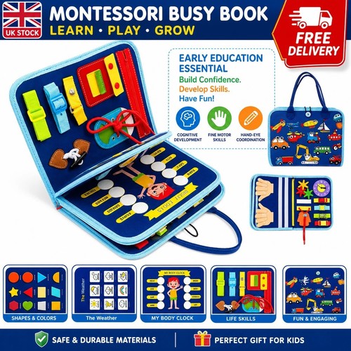 Montessori busy book - montessori,