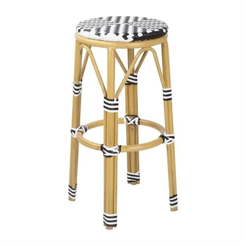 Bolero rattan bar - stools, black