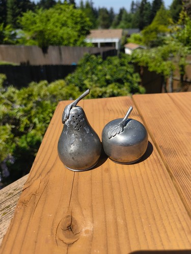 Vintage web pewter pear - pear, and