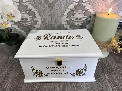 Ashes casket with - ashes,