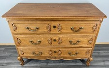 Chest of Drawers Vintage French Oak Louis XVI Style Carved Cabinet LOT 4325
