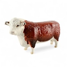 BESWICK Porcelain Figurine of Hereford Bull Ch. of Champions