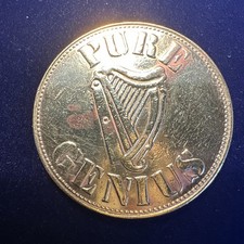 Guinness Pure Genius Token  Exchange For A Free Pint of Draught Irish Harp ?   
