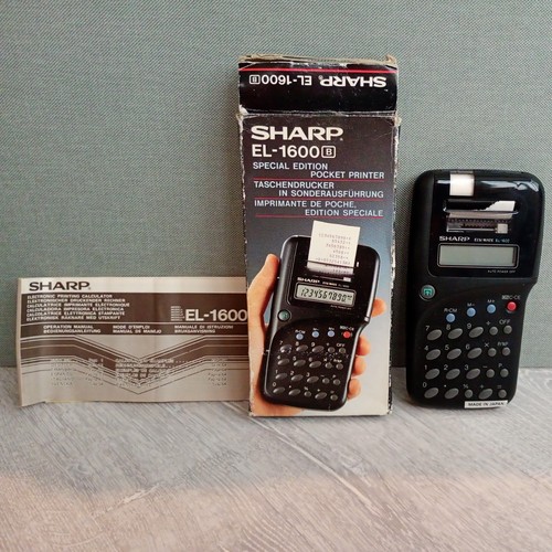 Sharp 1600 special - el-1600, edition