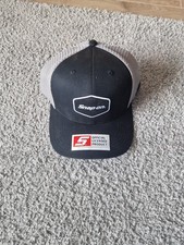 New Snap On Tools Snap Back Hat Baseball Cap Grey Logo official Genuine