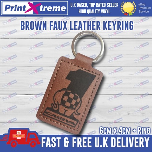 Cagiva keyring faux leather - cagiva,